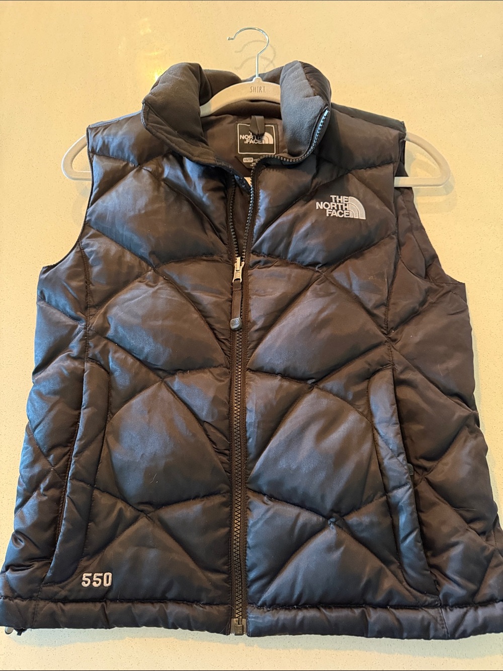 The North Face Women’s Black Quilted 550 Down Vest XS